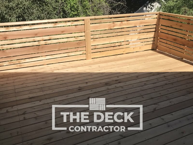 The Deck Contractor Port Coquitlam Fenced Yard