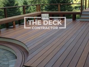 The Deck Contractor West Vancouver curved Deck